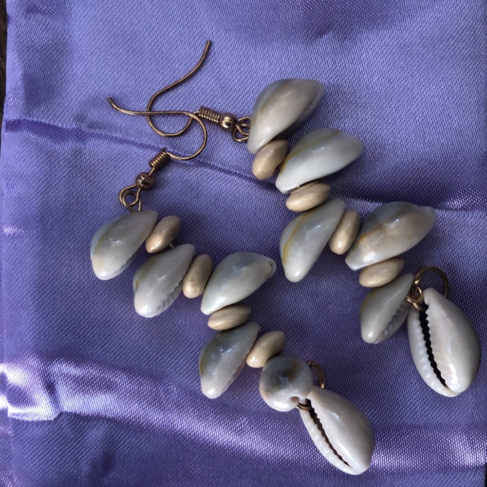 Cowrie earrings